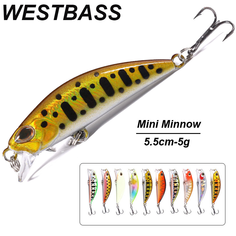 WESTBASS 1PX Micro Minnow Lure - огляд і ціна Fishing Lure Spinner