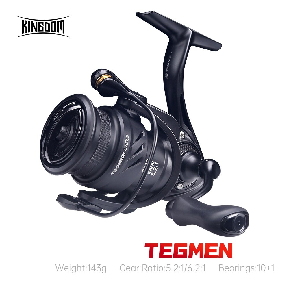 Kingdom Tegmen 5.2:1 6.2:1 143 - огляд і ціна Daiwa Reel Bg
