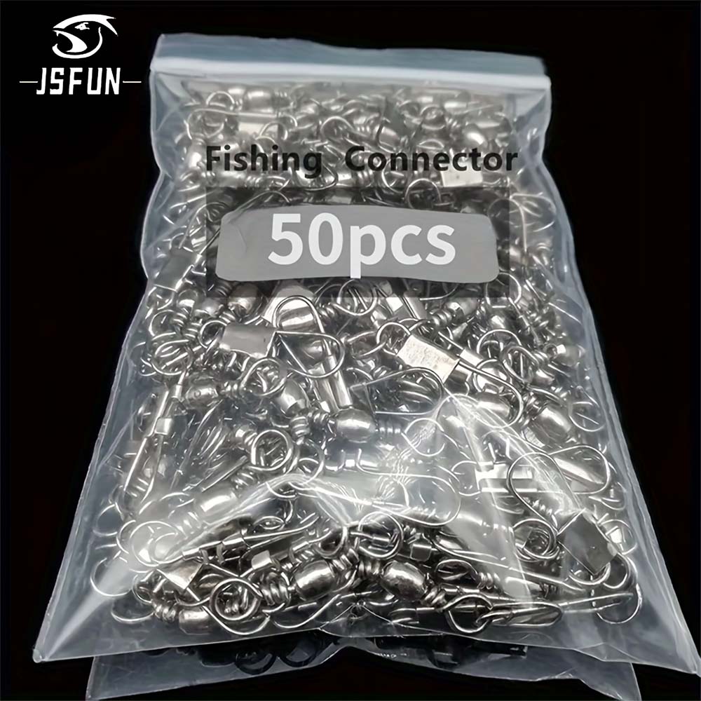 JSFUN 50Pcs Fishing Connector  - огляд і ціна Fishing Lure Accessories