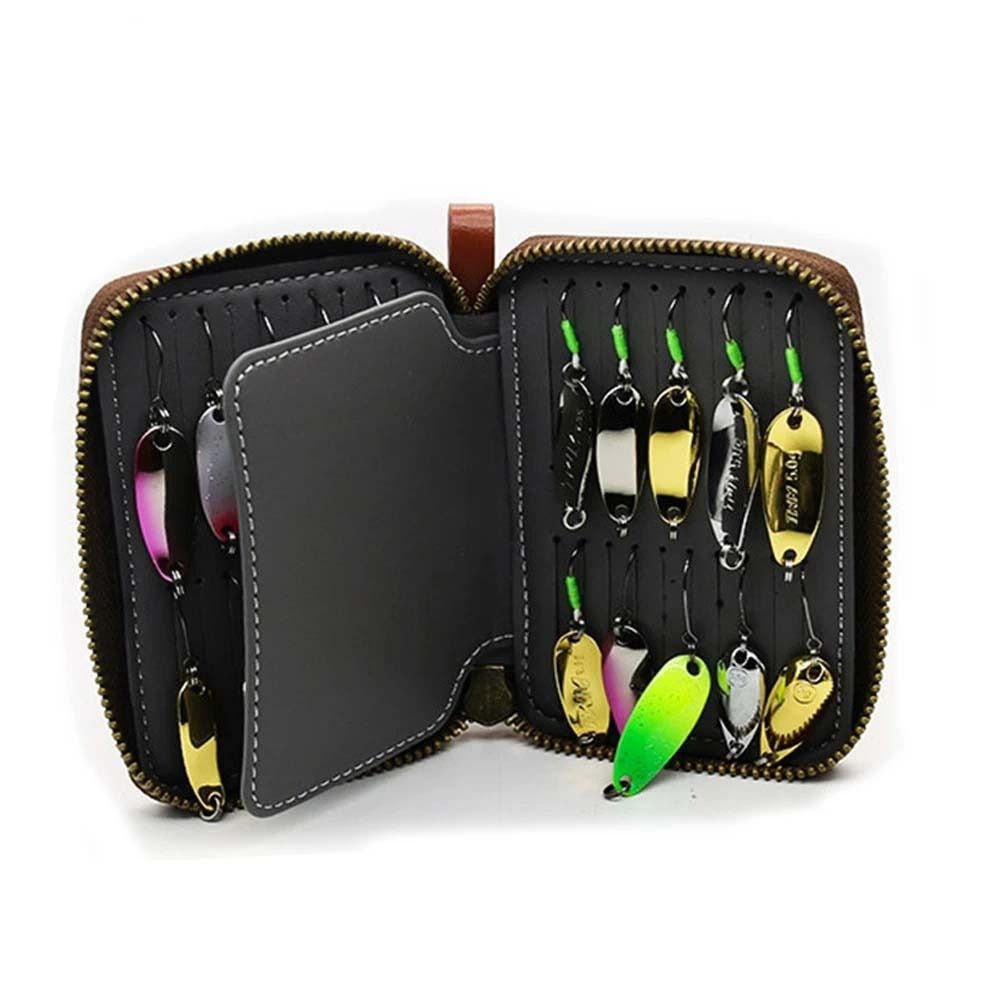 PU Leather Lure Wallet Bag Car - огляд і ціна Fishing Lure Spinner