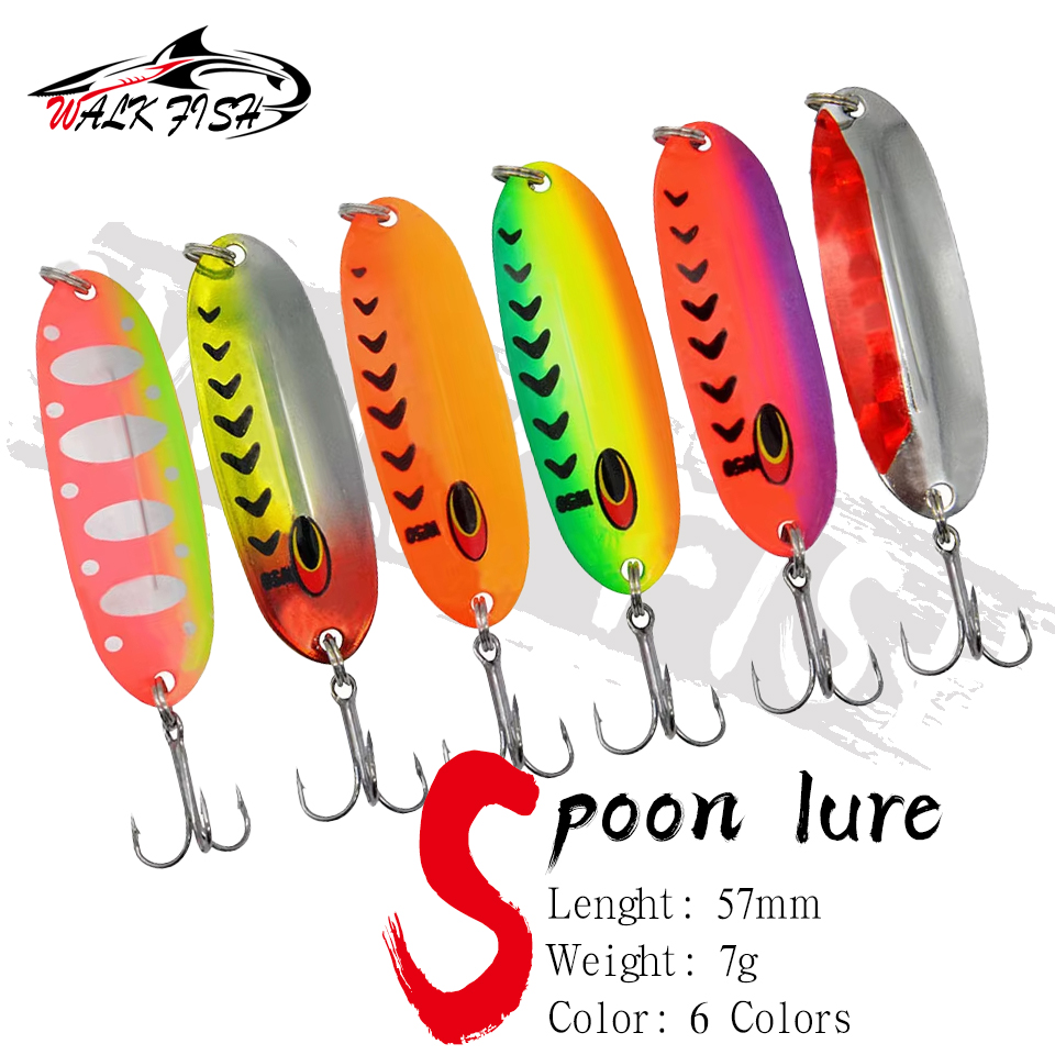 WALK FISH 7g 5.7cm Spoon Fishi - огляд і ціна Fishing Lure Spoon