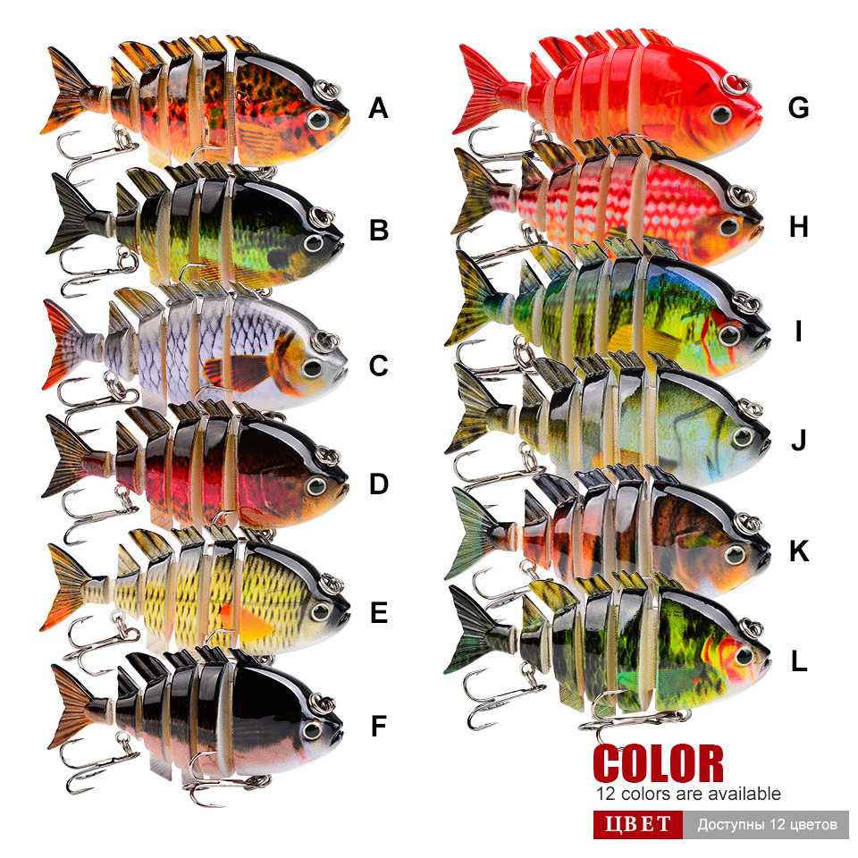 HS077 Multi Jointed Fishing Lu - огляд і ціна Fishing Lure Swimbait